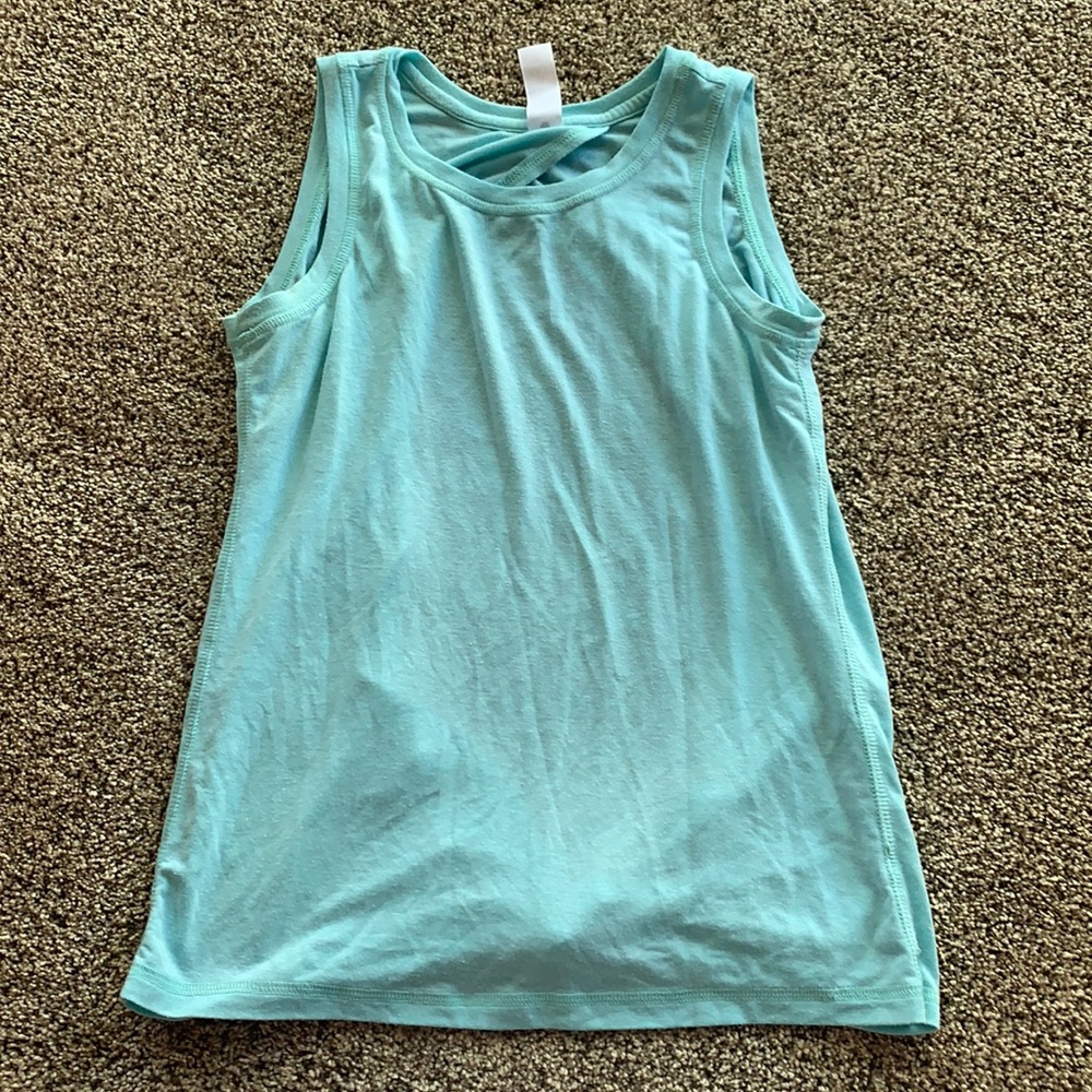 Open back tank top